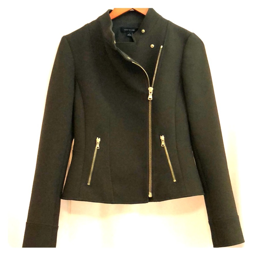 Ann Taylor Olive Military Style Jacket